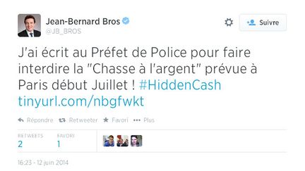  (© Capture d'écran du compte Twitter Jean-bernard Bros)