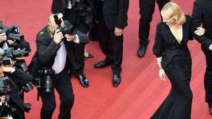 Cate Blanchett sur le tapis rouge, Cannes 2015
 (LOIC VENANCE / AFP)