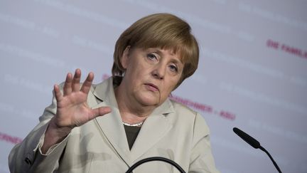 La chanceli&egrave;re allemande Angela Merkel le 26 avril 2013 &agrave; Berlin.&nbsp; (JOHN MACDOUGALL / AFP)