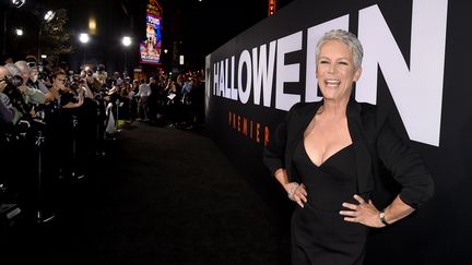 L'actrice Jamie Lee Curtis à la première d'"Hallowen" à Los Angeles (Californie), le 17 octobre 2018. (KEVIN WINTER / GETTY IMAGES NORTH AMERICA)