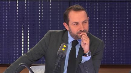 Sébastien Chenu, invité du 19h20 poltique de franceinfo, lundi 12 novembre.&nbsp; (FRANCEINFO / RADIOFRANCE)