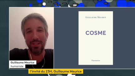 L'humoriste Guillaume Meurice et son premier roman "Cosme" (FRANCEINFO)