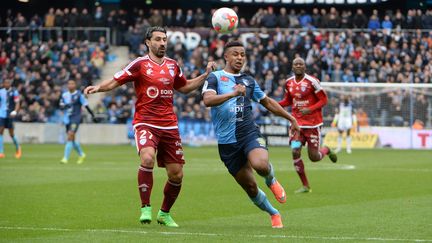 Lys Mousset, buteur pour le HAC (EMMANUEL LELAIDIER / MAXPPP)