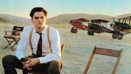 Capture d'ecran du film ''The Aviator" de Martin scorsese, avec Léonardo Dicaprio (The Aviator ( Martin Scorsese))