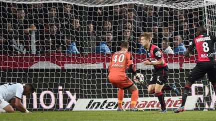 Le coup de massue de Pedro Henrique en toute fin de match (DAMIEN MEYER / AFP)