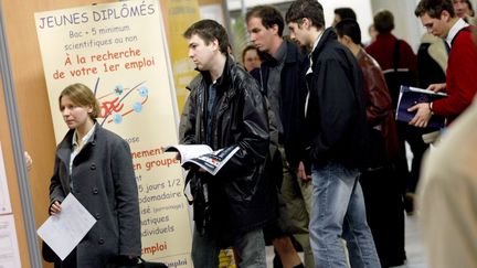 Le forum des grandes &eacute;coles d'ing&eacute;nieurs de Rh&ocirc;ne-Alpes, &agrave; Villeurbanne (Rh&ocirc;ne), le 9 mars 2005. (MAXPPP)