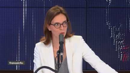 Amélie de Montchalin, ministre de la Transformation et de la Fonction publiques, était l'invité du "8h30 franceinfo", mardi 15 septembre 2020. (FRANCEINFO / RADIOFRANCE)