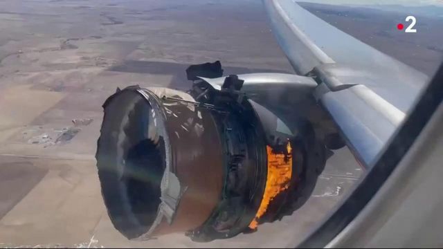 Etats-Unis : le réacteur d’un Boeing prend feu en plein vol