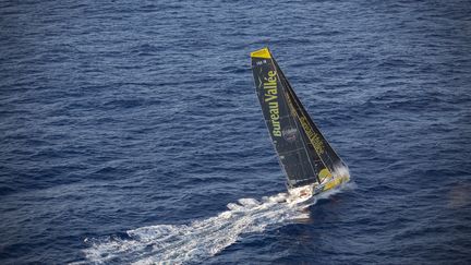 Louis Burton et son Imoca au large de Recife (Brésil) le 15 janvier 2021. (NEWMAN HOMRICH / NEWMAN HOMRICH)