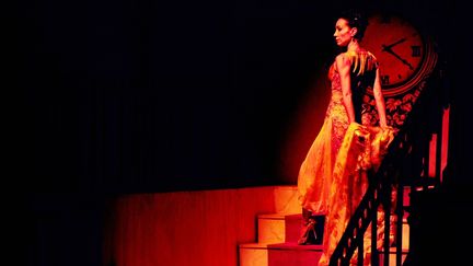 Mora Godoy dans "Chantecler Tango" le 11 avril 2012 à Buenos Aires
 (AFP / Daniel Garcia)