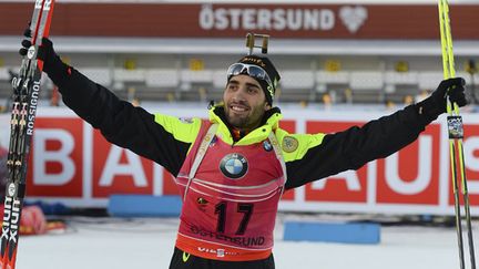 Le biathlète Martin Fourcade