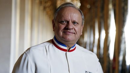 Joël Robuchon, le 14 janvier 2016 à la mairie de Paris. (FRANCOIS GUILLOT / AFP)