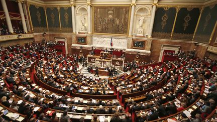 &nbsp; (L'hémicycle de l'Assemblée nationale©MAXPPP)