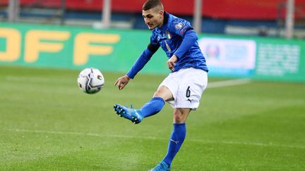 Marco Verratti est revenu blessé après la trêve internationale, ici le 25 mars 2021 contre l'Irlande du Nord. (LAURENT LAIRYS / LAURENT LAIRYS)