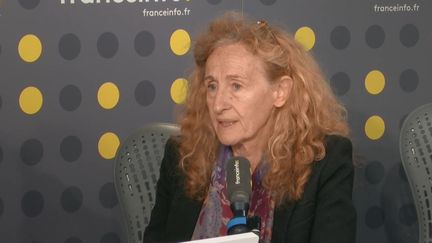 Nicole Belloubet, ministre de la Justice, était l'invitée de franceinfo mercredi 16 octobre 2019. (FRANCEINFO / RADIO FRANCE)