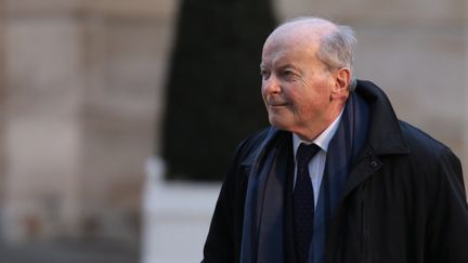 Le Défenseur des droits, Jacques Toubon, le 30 janvier 2018 à l'Elysée. (LUDOVIC MARIN / AFP)