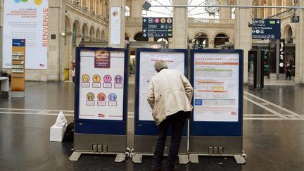 A la gare de l'Est, &agrave; Paris, le 10 juin 2014. (PIERRE ANDRIEU / AFP)