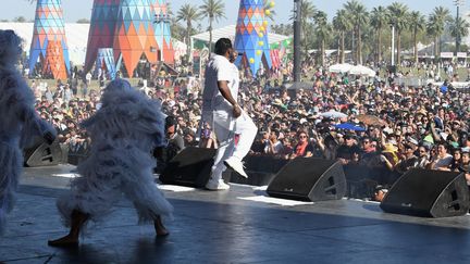 Pusha T sur la scène du Festival&nbsp;Coachella le 21 avril 2019 (KEVIN WINTER / GETTY IMAGES NORTH AMERICA)