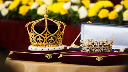 Couronnes du roi et de la reine du Tonga, le 4 juillet 2015. (EDWINA PICKLES/FAIRFAX MEDIA / GETTY IMAGES ASIAPAC)