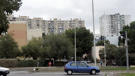 Vue de la cit&eacute; des Oliviers dans le 13e arrondissement de Marseille (Bouches-du-Rh&ocirc;ne), le 31 janvier 2006.&nbsp; (MAXPPP)