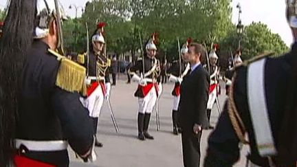 Nicolas Sarkozy, à Colmar, le 8 mai 2010 (France 3)