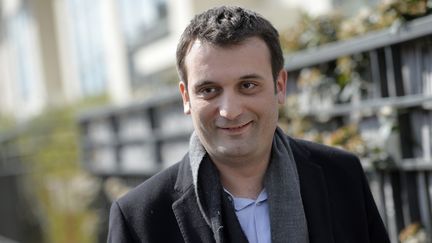 Florian Philippot,&nbsp;vice-pr&eacute;sident du Front national, le 24 mars 2014 &agrave; Nanterre (Hauts-de-Seine).&nbsp;Il est arriv&eacute; en t&ecirc;te lors du premier tour des &eacute;lections municipales&nbsp;&agrave; Forbach (Moselle), o&ugrave; il est candidat. (MIGUEL MEDINA / AFP)