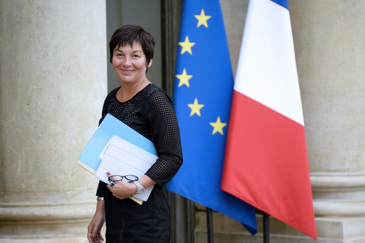 Annick Girardin, le 27 août 2014, à l'Elysée. (BERTRAND GUAY / AFP)