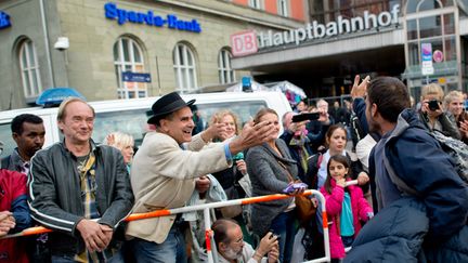 &nbsp; (En Allemagne, la plupart des réfugiés sont arrivés par la gare de Munich © MaxPPP)