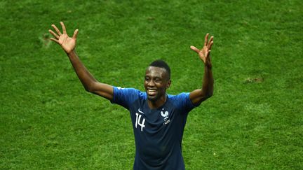 Blaise Matuidi après la victoire des Bleus en finale du Mondial en Russie, le 15 juillet 2018 à Moscou. (MATTEO CIAMBELLI / AFP)