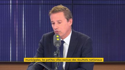 Nicolas Dupont-Aignan était l'invité du "8h30 de franceinfo" le vendredi 17 janvier 2020. (FRANCEINFO / RADIOFRANCE)