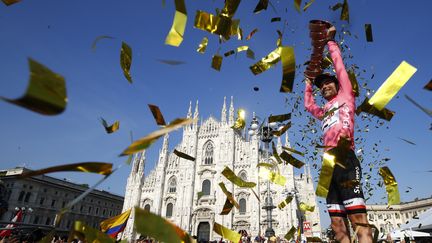 Tom Dumoulin, vainqueur du Giro en 2017 (LUK BENIES / AFP)