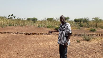 Au Burkina Faso, certaines terres, comme ici, sont inexploitables. (CELIA QUILLERET / RADIO FRANCE)