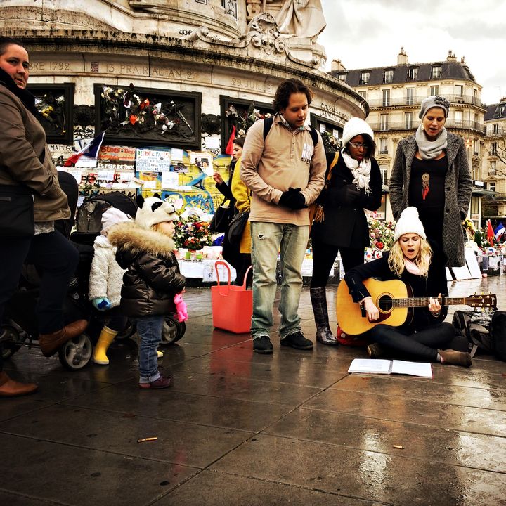 Place de la République, le 25 novembre.&nbsp; (VINCENT DANIEL / FRANCETV INFO)