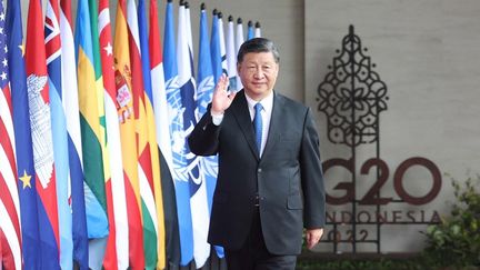 Le président chinois Xi Jinping au sommet du G20 à Bali (Indonésie), le 14 mars 2023. (JU PENG / XINHUA / AFP)