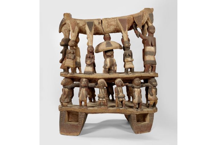 Royal seat (© musée du quai Branly - Jacques Chirac, photo Pauline Guyon)