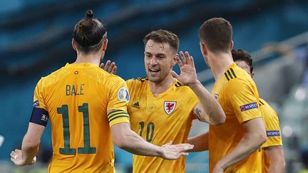 Aaron Ramsey a ouvert le score face à la Turquie. (VALENTYN OGIRENKO / POOL)