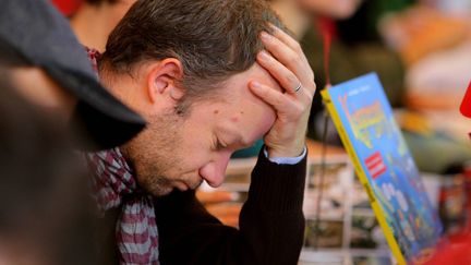 Séance de dédicaces au 41e festival de la bande dessinée d'Angoulême
 (PHOTOPQR/SUD OUEST)