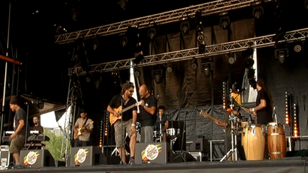 Le groupe Jah Gaïa au "Reggae Sun Ska Festival" 2014
 (Culturebox / capture d&#039;écran)