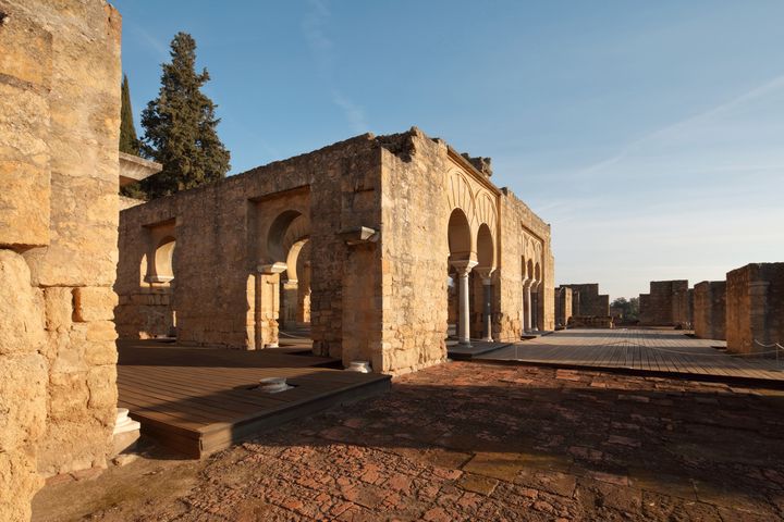 Les quartiers militaires de la ville royale de Medina Azahara, près de Cordoue en Andalousie (sud de l'Espagne) (AFP - MANUEL COHEN)