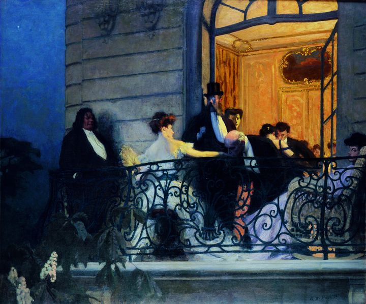 René-Xavier Prinet, Le Balcon, 1905-1906 (Caen, musée des Beaux-Arts / Patricia Touzard)