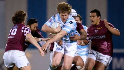 François Steyn, ici sous les couleurs du Racing-Métro où il a joué trois saisons  (BERTRAND LANGLOIS / AFP)