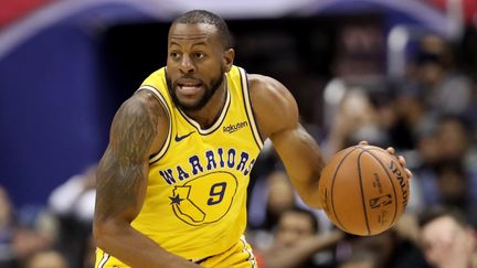 Le basketteur Andre Iguodala des "Golden States Warriors" vient d'intégrer le conseil d'administration de l'entreprise nigériane Jumia (photo du 24 janvier 2019). (ROB CARR / GETTY IMAGES NORTH AMERICA / AFP)