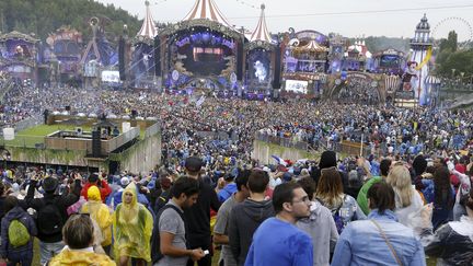 Au festival électro Tomorrowland à Boom, en Belgique (28 juillet 2017)
 (Nicolas Maeterlinck / Belga Mag / Belga / AFP)