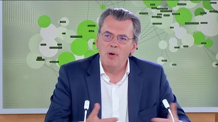 Benoît Serre, vice-président de l'association nationale des DRH,&nbsp;le 7 juin 2021,&nbsp;sur franceinfo. (FRANCEINFO)