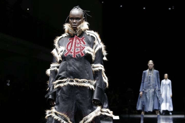 Collection Jean Paul Gaultier by Sacai automne-hiver 2021-22 à Paris, le 7 juillet 2021&nbsp; (LEWIS JOLY/AP/SIPA / SIPA)