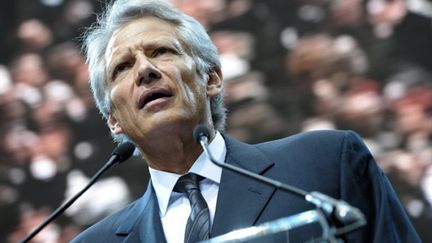 Dominique de Villepin le 19 juin 2010 à la Halle Freyssinet (AFP Miguel Medina)