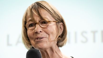 La ministre de la Culture Françoise Nyssen, ici lors d'une conférence à Lyon, au festival des Nuits de Fourvière, en juin2018.
 (FRANCK CHAPOLARD / CROWDSPARK)