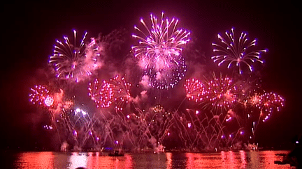 Final français pour le festival pyrotechnique de Cannes 2015
 (France 3 / Culturebox)