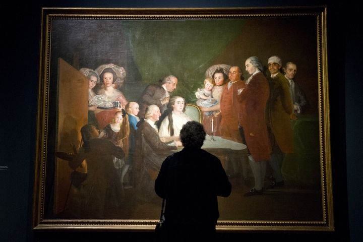 "La Famille de l'infant Don Louis de Bourbon", Goya
 (Justin Tallis / AFP)