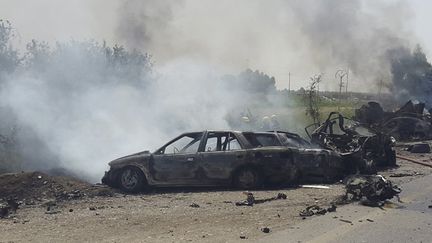 &nbsp; (Les véhicules piégés sont devenus la marque de fabrique des attentats de Daech © Reuters/Stringer Iraq)